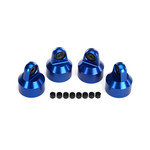 Traxxas 7764A - Shock caps, aluminum (blue-anodized), GTX shock