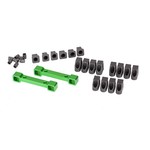 Traxxas 8334G - Mounts, suspension arms, aluminum (green-a