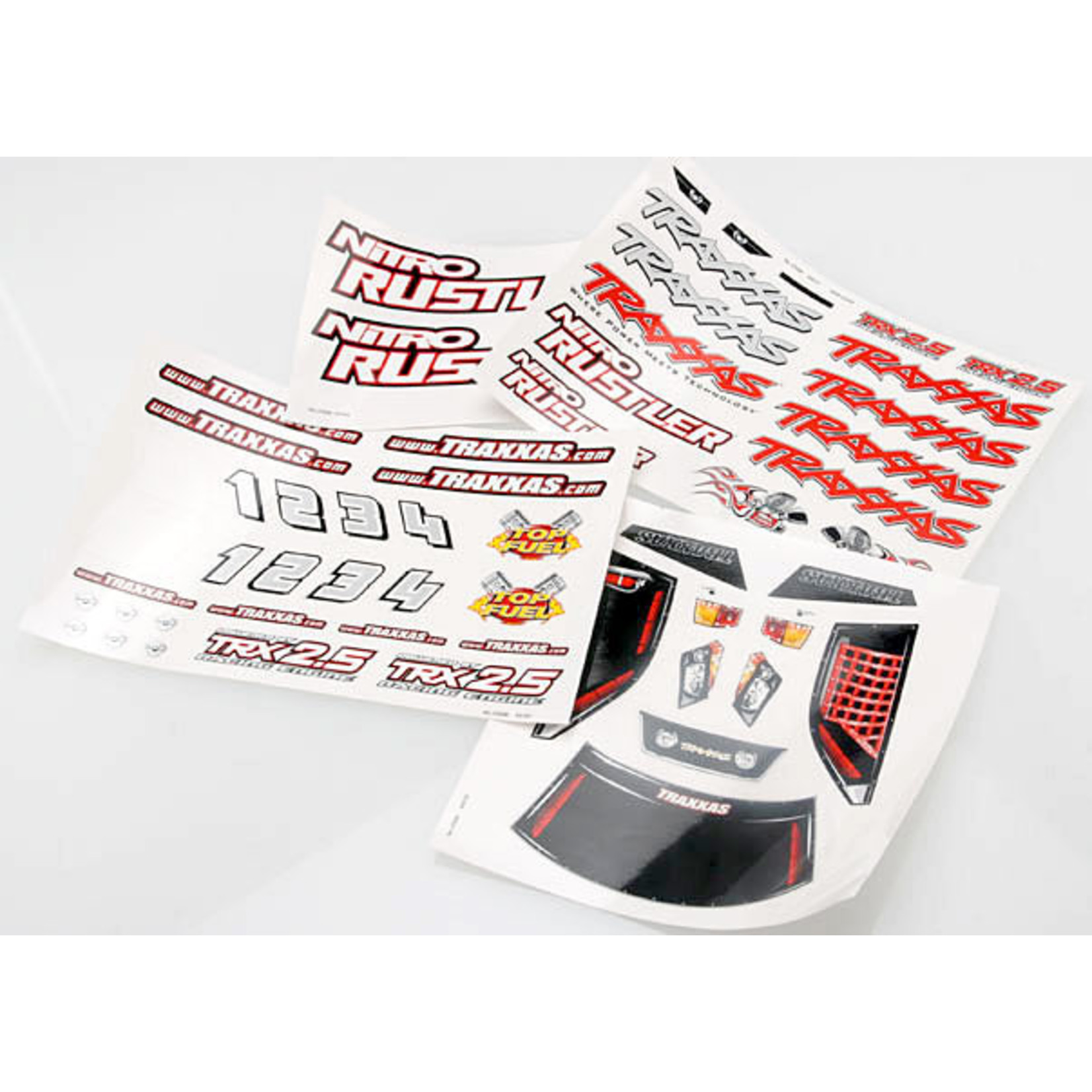 Traxxas 4413X - Decal sheet, Nitro Rustler