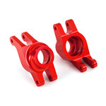 Traxxas 8952R - Carriers, stub axle (red-anodized 6061-T6