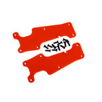 Traxxas 9633R - Suspension arm covers, red, front (left and rig