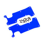 Traxxas 9634X - Suspension arm covers, blue, rear (left an