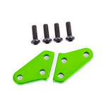 Traxxas 9636G - Steering block arms (aluminum, green-anodi