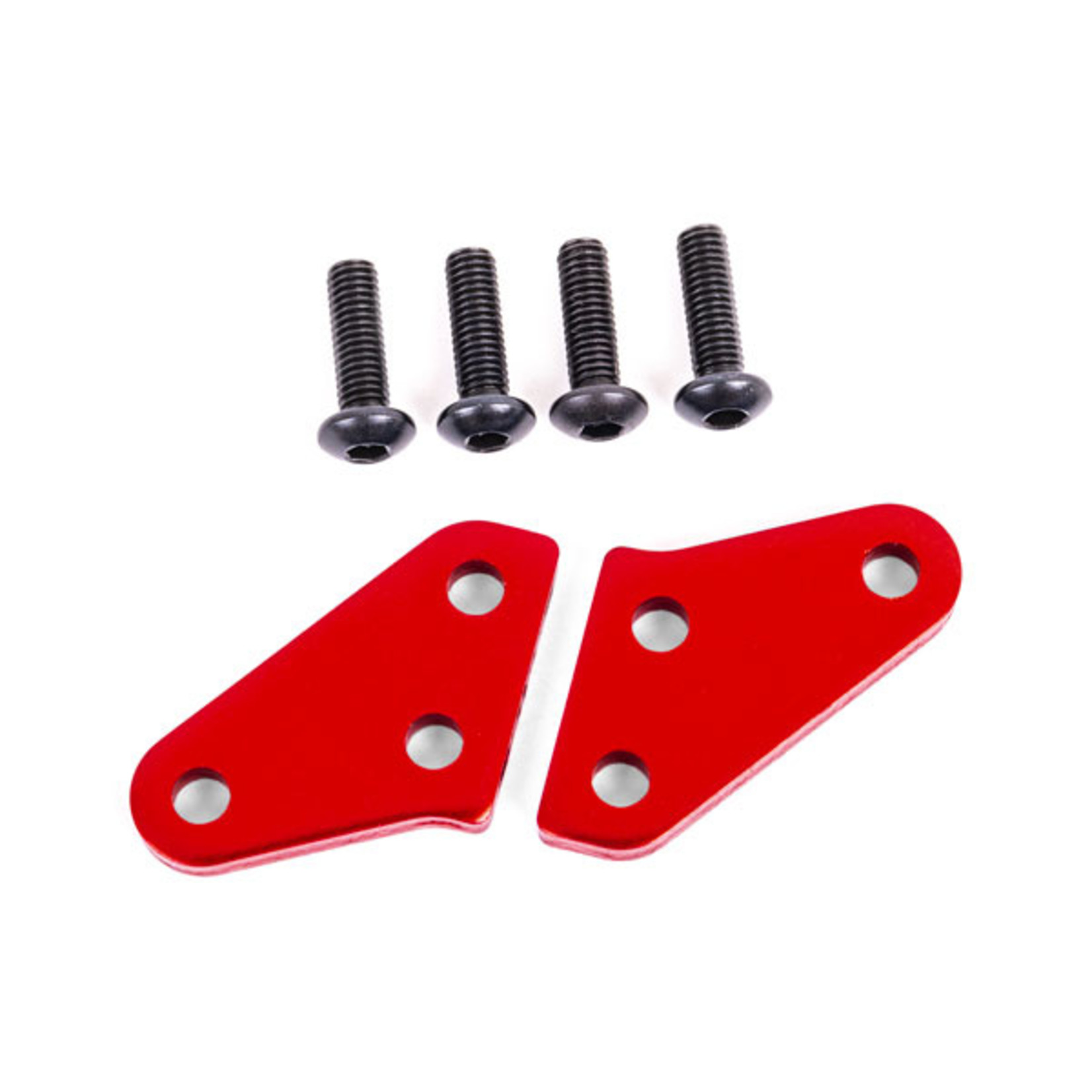 Traxxas 9636R - Steering block arms (aluminum, red-anodize
