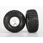 Traxxas 5976R - Tire & wheel assy, glued (S1 compound) (SC