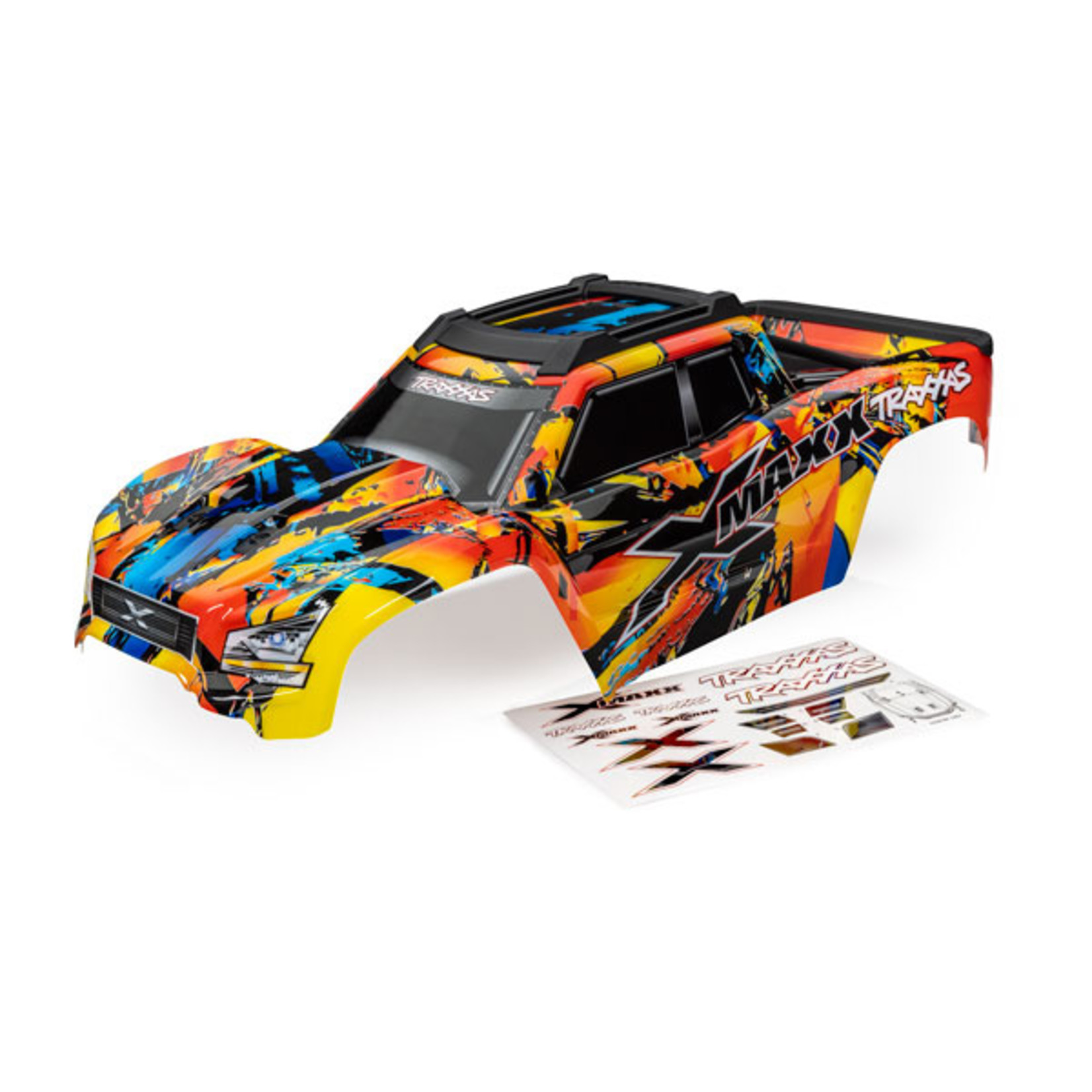 Traxxas 7811X - Body, X-Maxx, Solar Flare (painted, decals