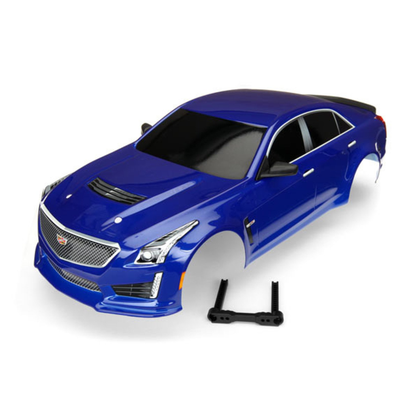 Traxxas 8391A - Body, Cadillac CTS-V, blue (painted, decals app