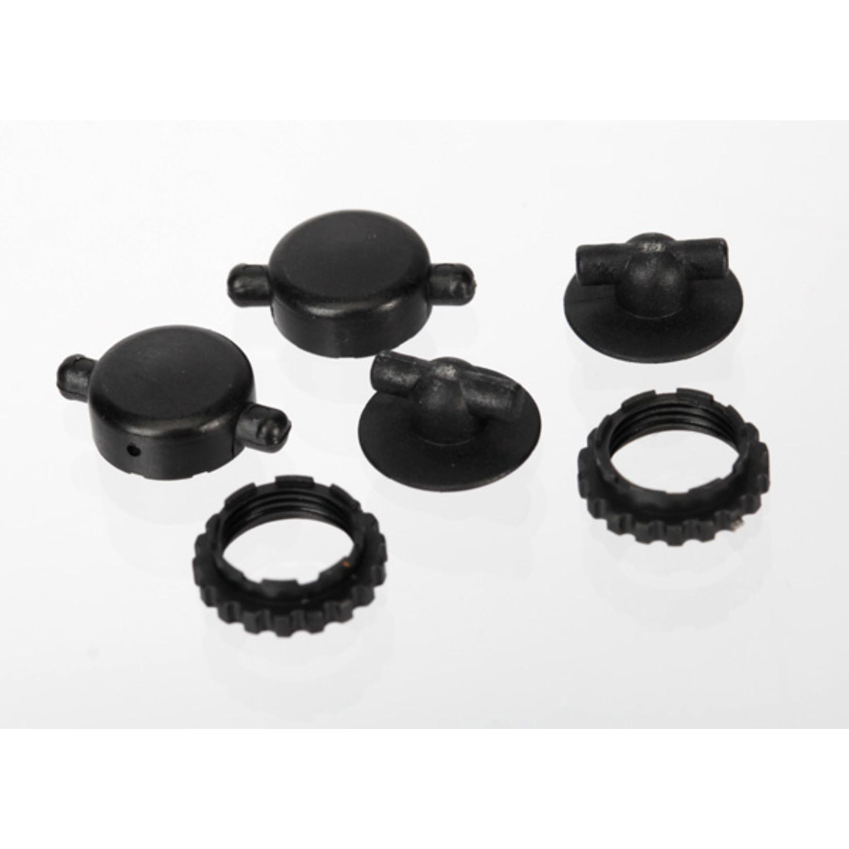 Traxxas 6962 - Caps and spring retainers, GTR shocks (uppe
