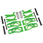 Traxxas 8995G - Suspension kit, WideMaxx, green (includes