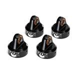 Traxxas 8456 - Shock caps, aluminum (black-anodized), Fox Shock