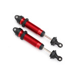 Traxxas 8460R - Shocks, GTR, 139mm, aluminum (red-anodized