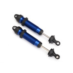 Traxxas 8460X - Shocks, GTR, 139mm, aluminum (blue-anodize