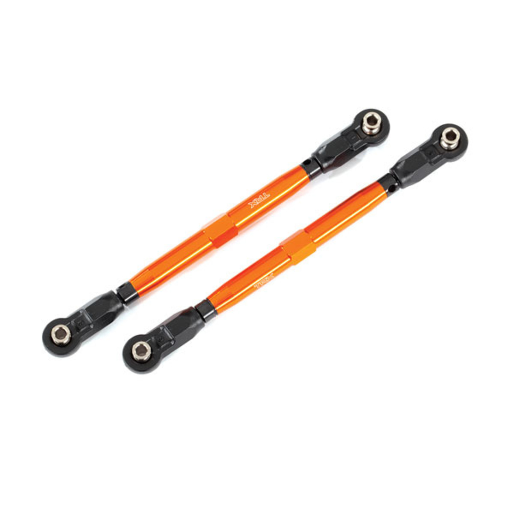 Traxxas 8997A - Toe links, front (TUBES orange-anodized,