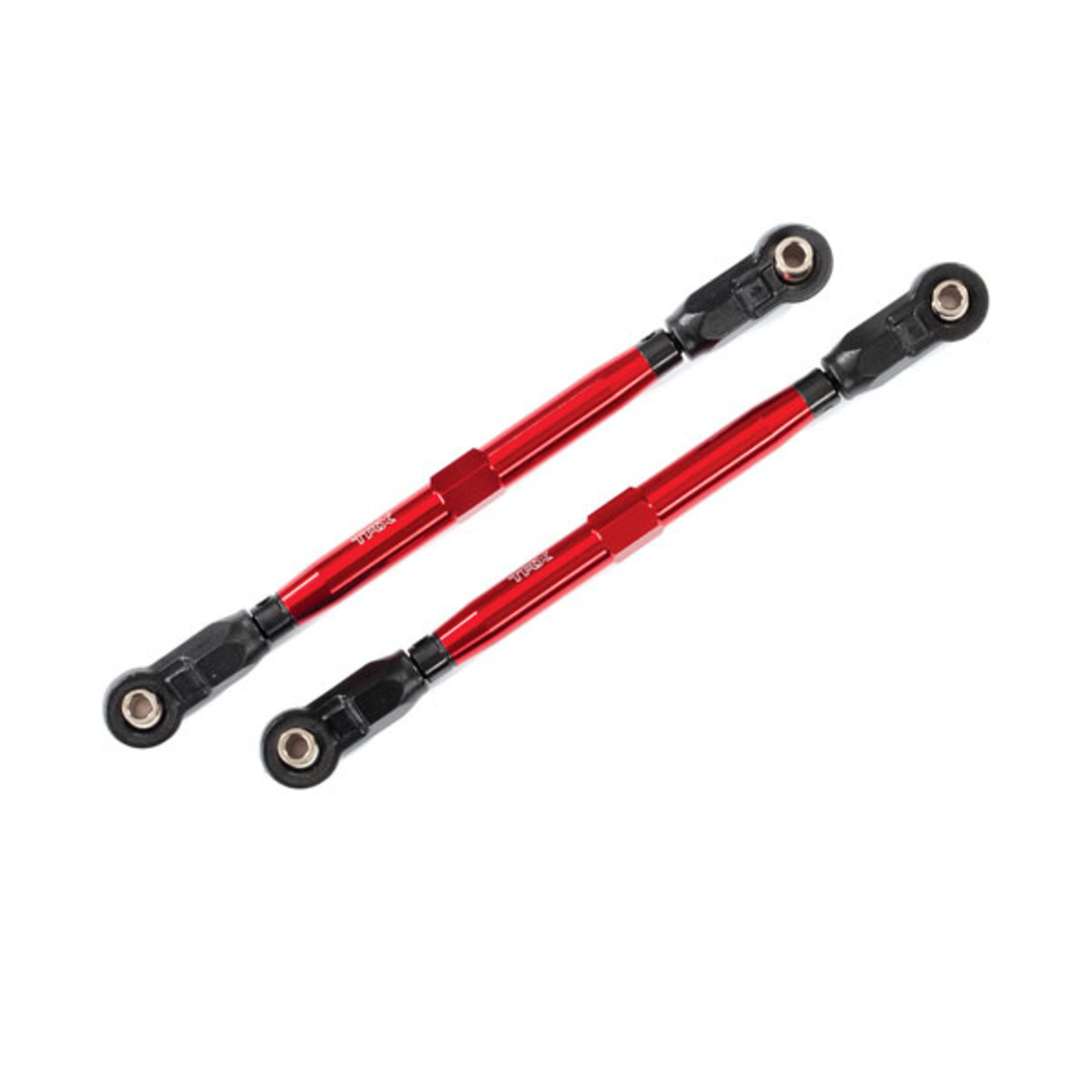 Traxxas 8997R - Toe links, front (TUBES red-anodized, 7075