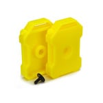 Traxxas 8022A - Fuel canisters (yellow) (2)/ 3x8 FCS (1)
