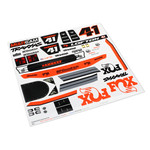 Traxxas 8515 - Decals, Unlimited Desert Racer, Fox Edition