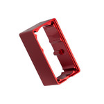Traxxas 2253 - Servo case, aluminum (middle) (red-anodized