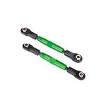 Traxxas 3644G - Camber links, rear (TUBES green-anodized,