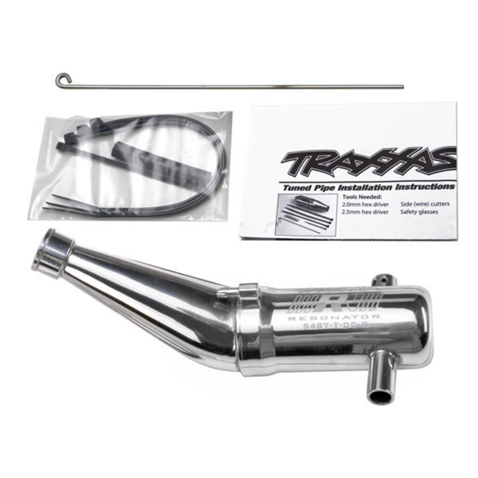 Traxxas 5487 - Tuned pipe, Resonator, R.O.A.R. legal (alum