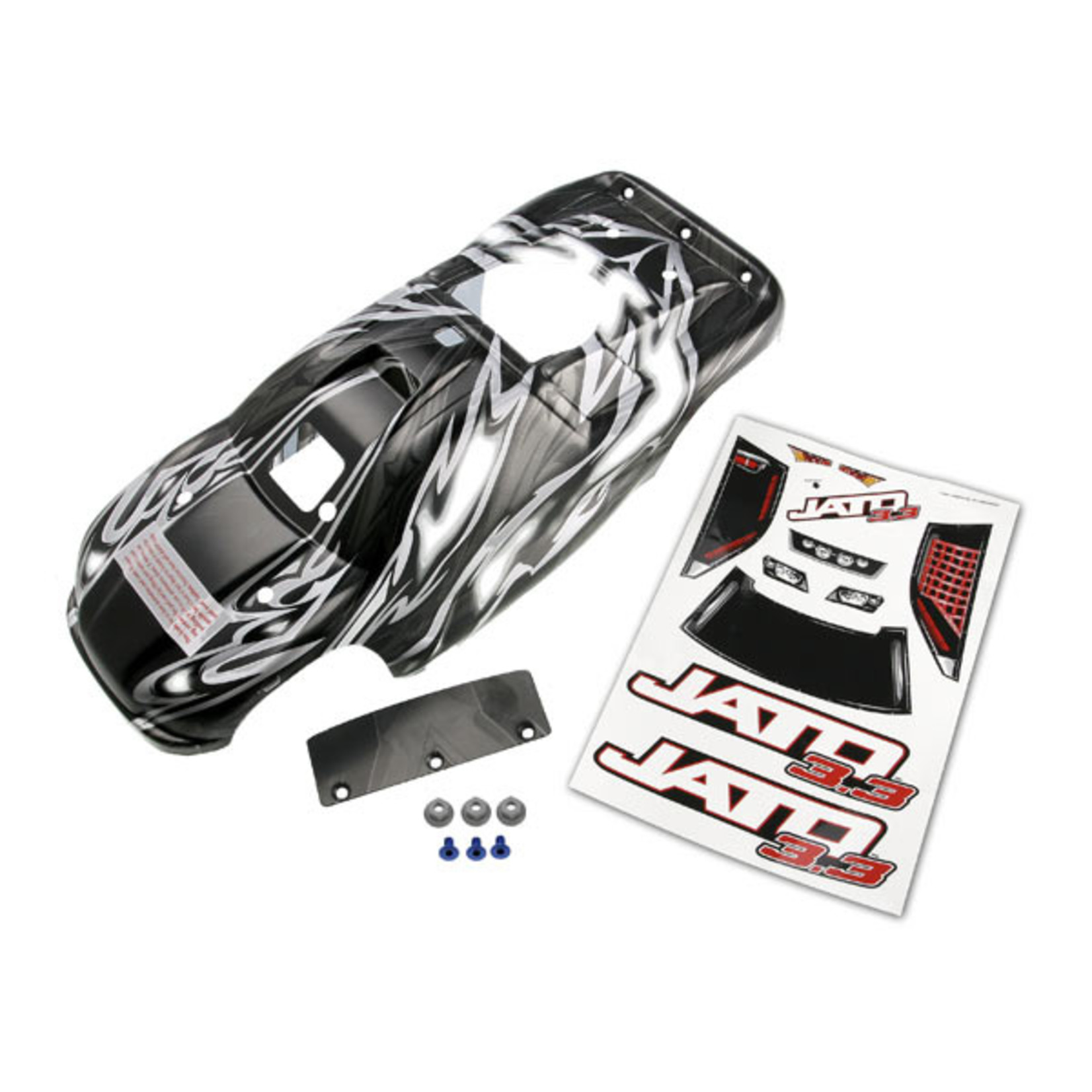 Traxxas 5511R - Body, Jato 3.3, ProGraphix (replacement fo