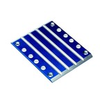 Traxxas 4947X - Skid plate, transmission, T6 aluminum (blu