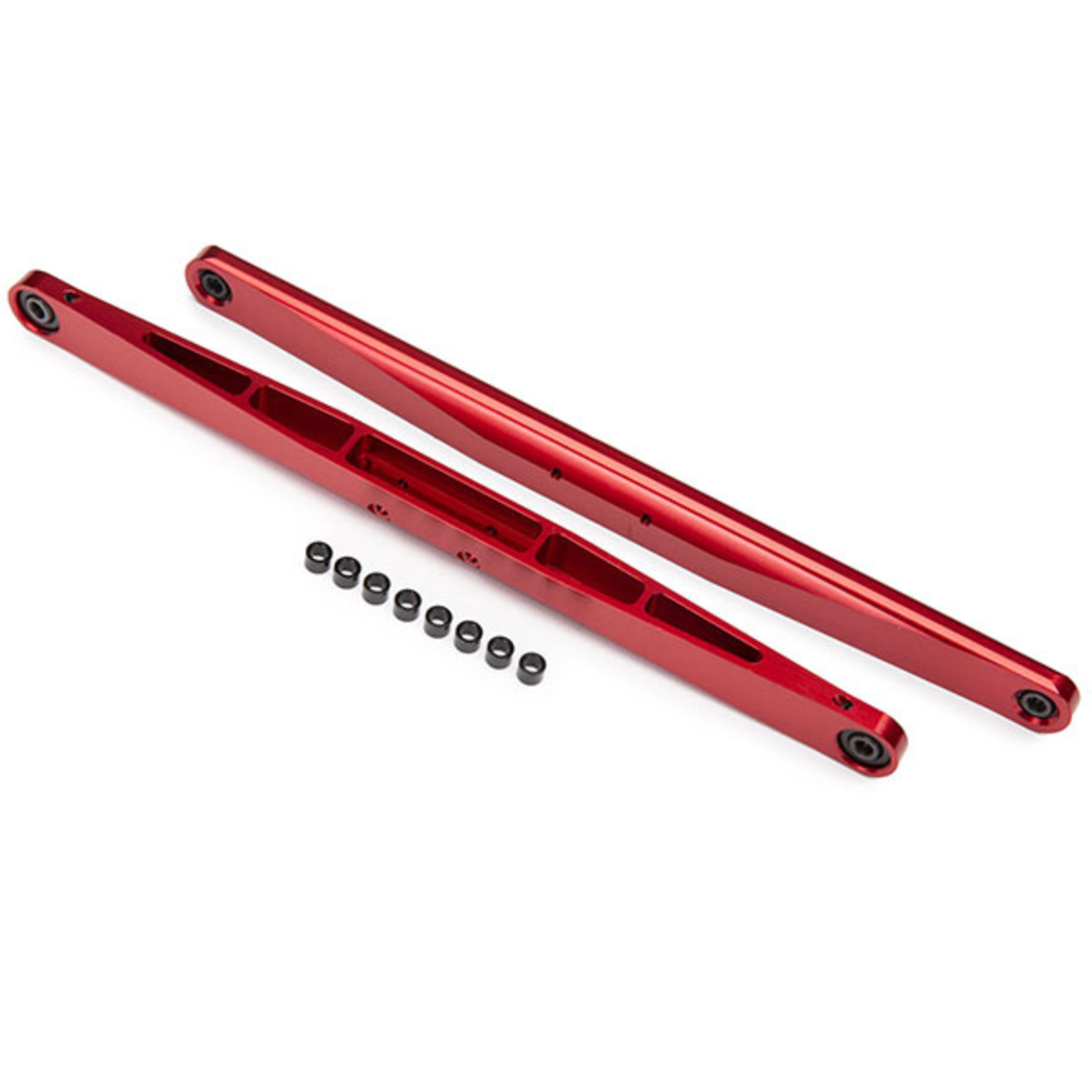 Traxxas 8544R - Trailing arm, aluminum (red-anodized) (2)