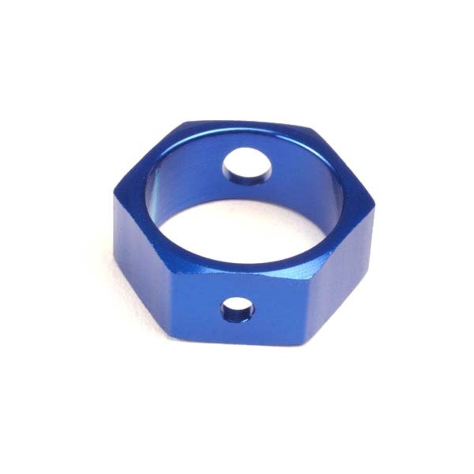 Traxxas 4966X - Brake adapter, hex aluminum (blue) (use wi