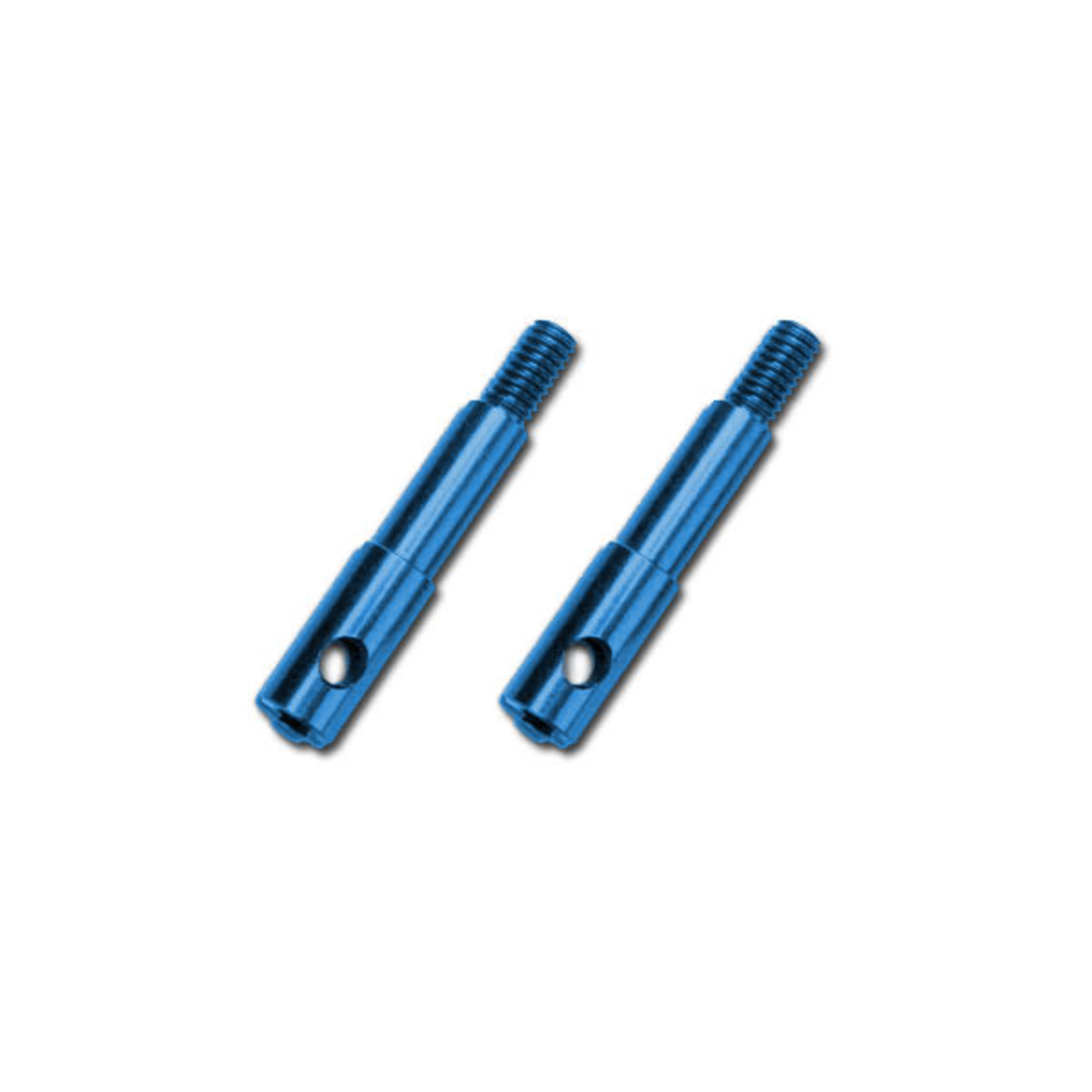 Traxxas 5537X - Wheel spindles, front, 7075-T6 aluminum, b