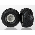 Traxxas 7265 - Tires & wheels, assembled (grey wheels (dua