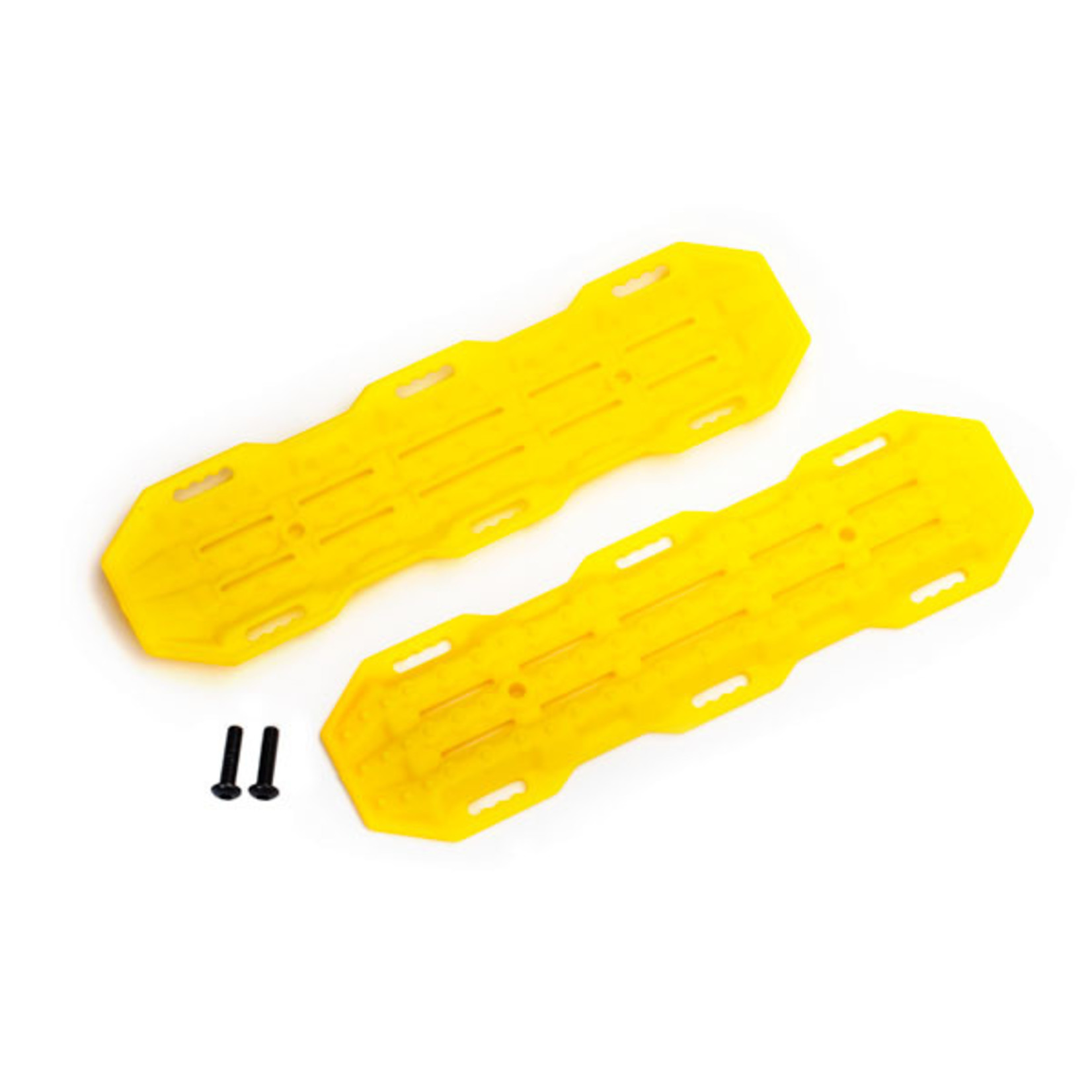Traxxas 8121A - Traction boards, yellow/ mounting hardware