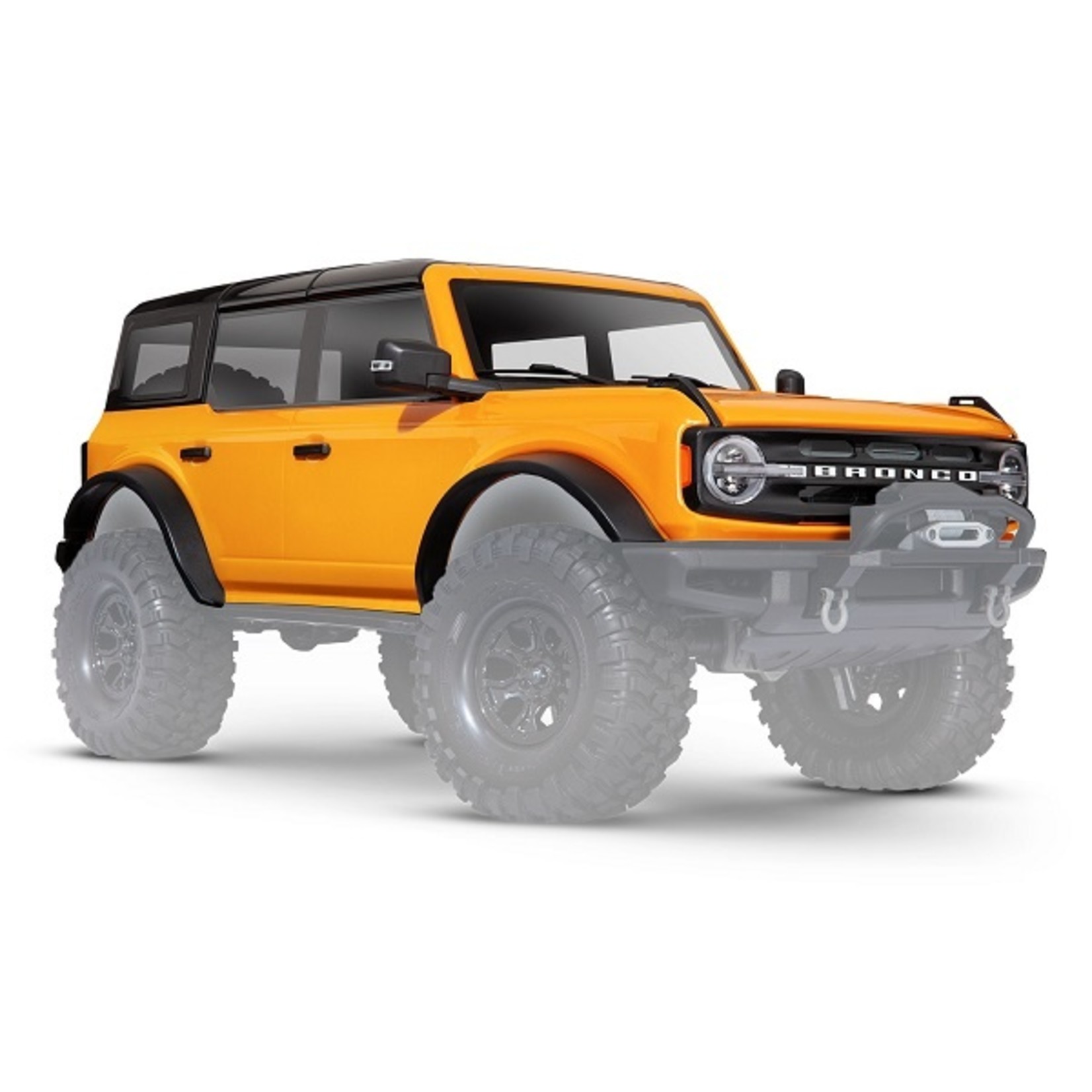 Traxxas 9211X - Body, Ford Bronco (2021), complete, Cyber Orang