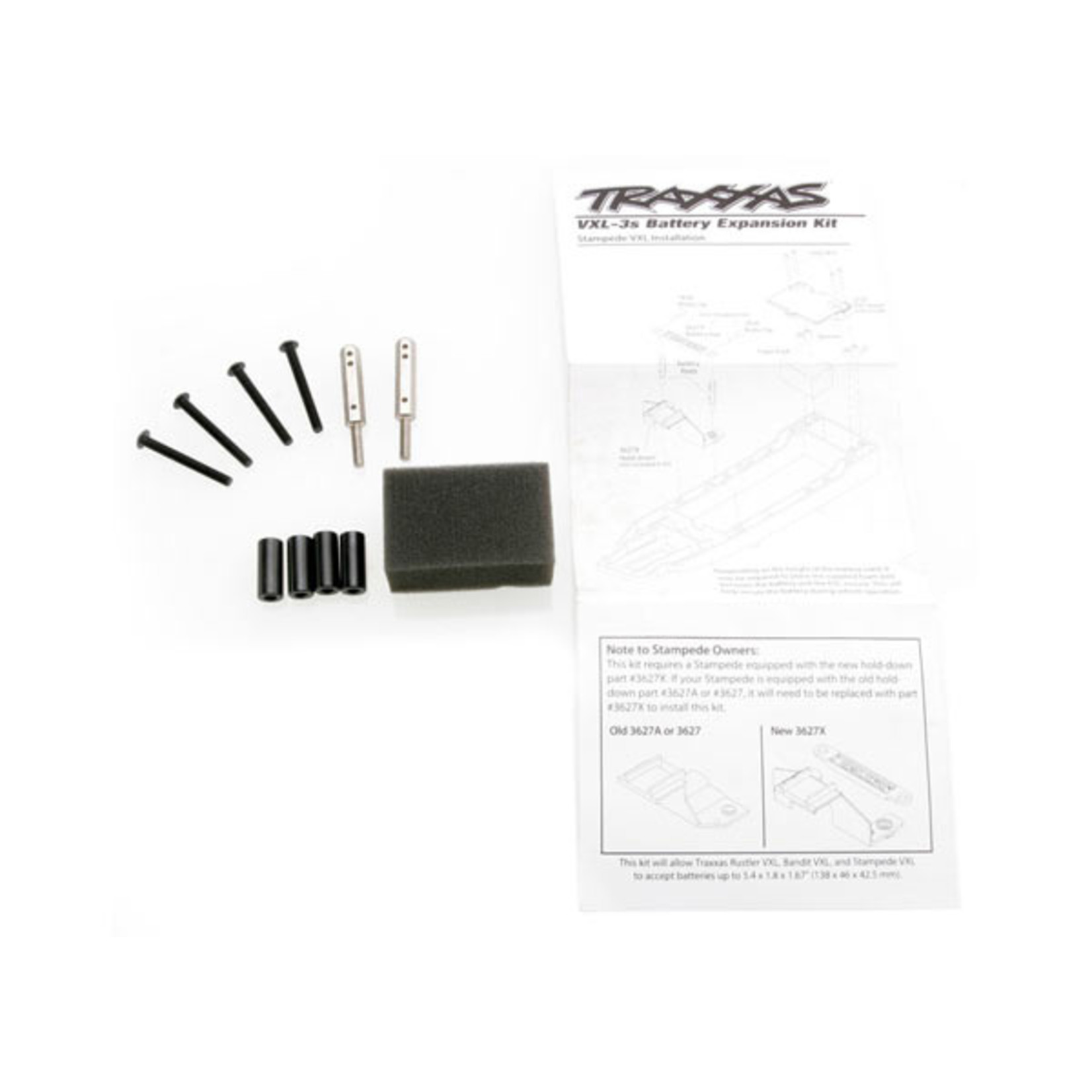 Traxxas 3725X - Battery expansion kit (allows for installa