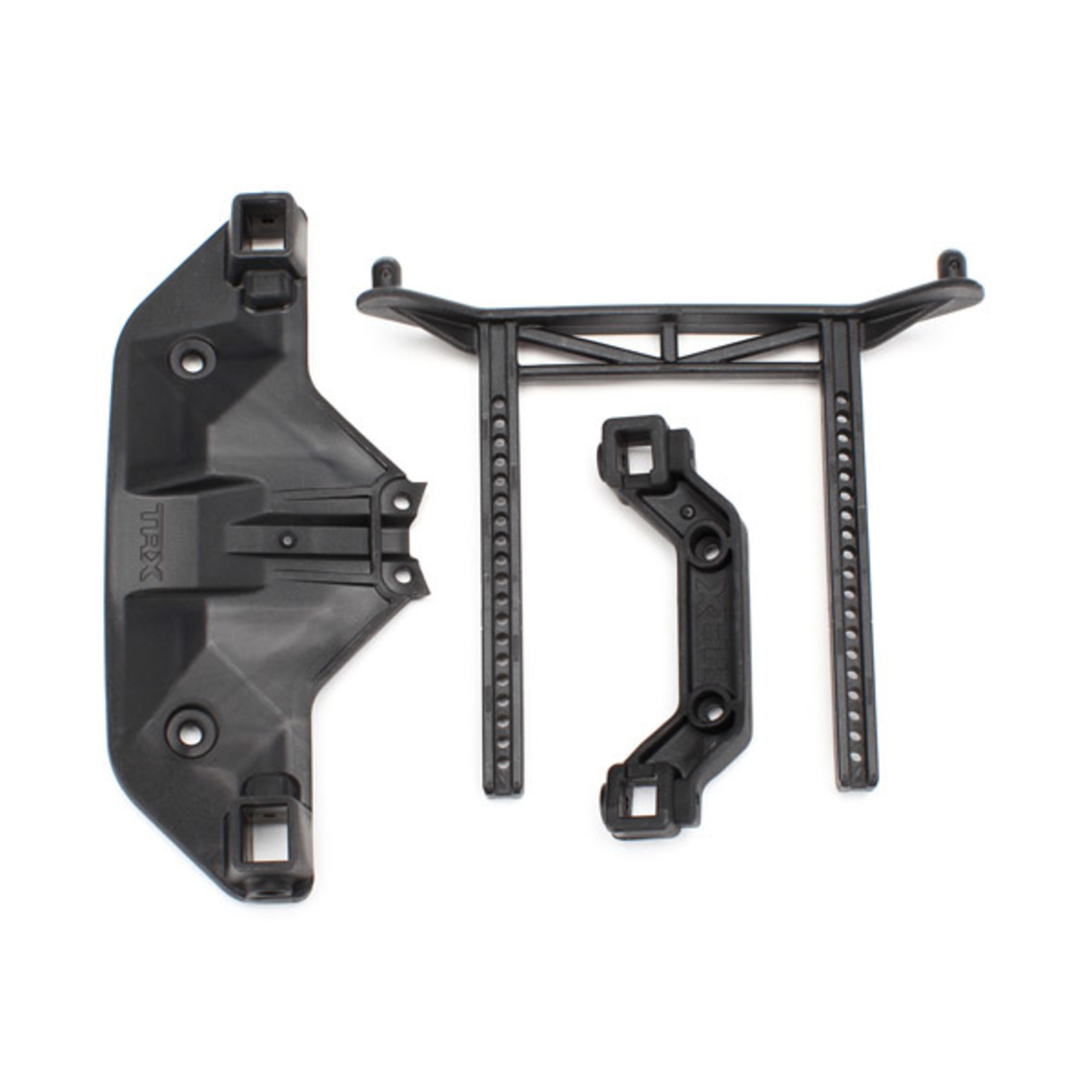 Traxxas 7415X - Body mounts, front & rear/ body post, rear