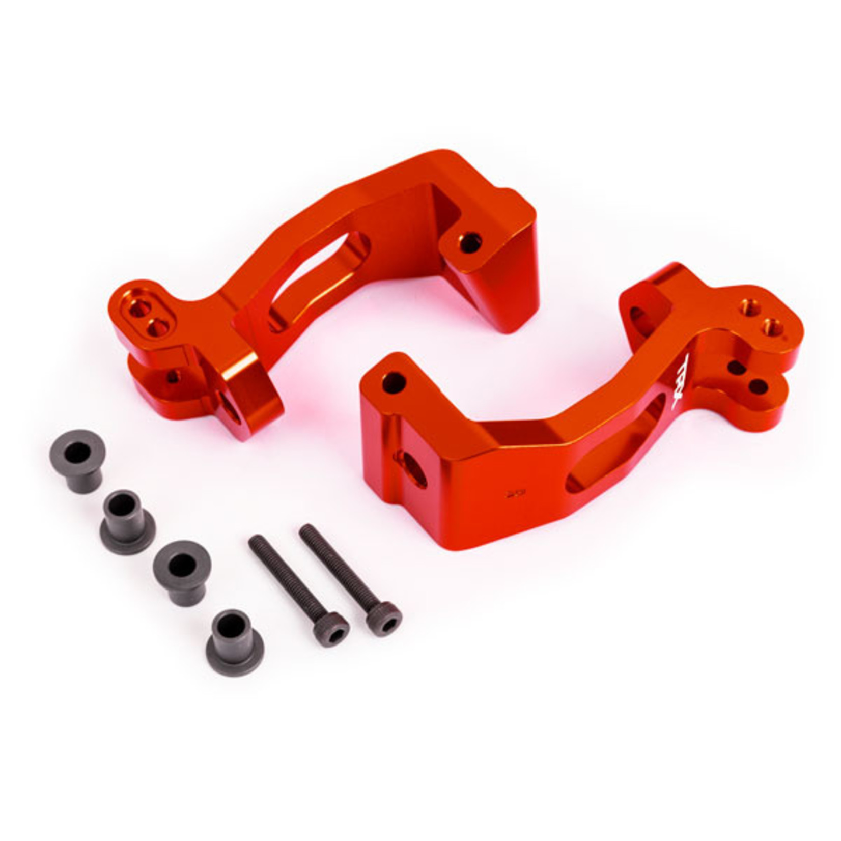 Traxxas 9532R - Caster blocks (c-hubs), 6061-T6 aluminum (red-a