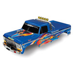 Traxxas 3661X - Body, Bigfoot No. 1, blue-x, Officially Licensed Replica (painted, decals applied)
