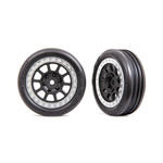 Traxxas 2471G - Tires & wheels, assembled (2.2' graphite gray,