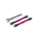 Traxxas 2445P - Toe links, front (TUBES pink-anodized, 7075-T6