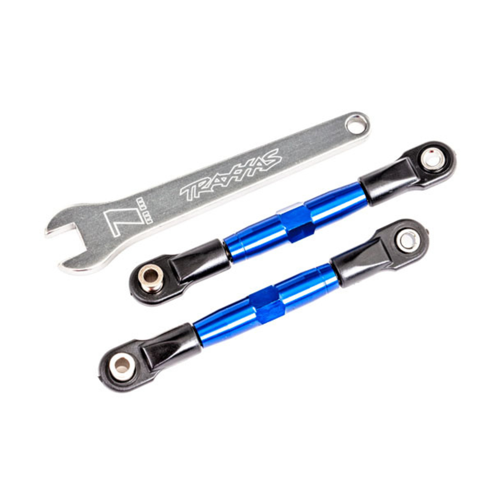 Traxxas 2444X - Camber links, front (TUBES blue-anodized,