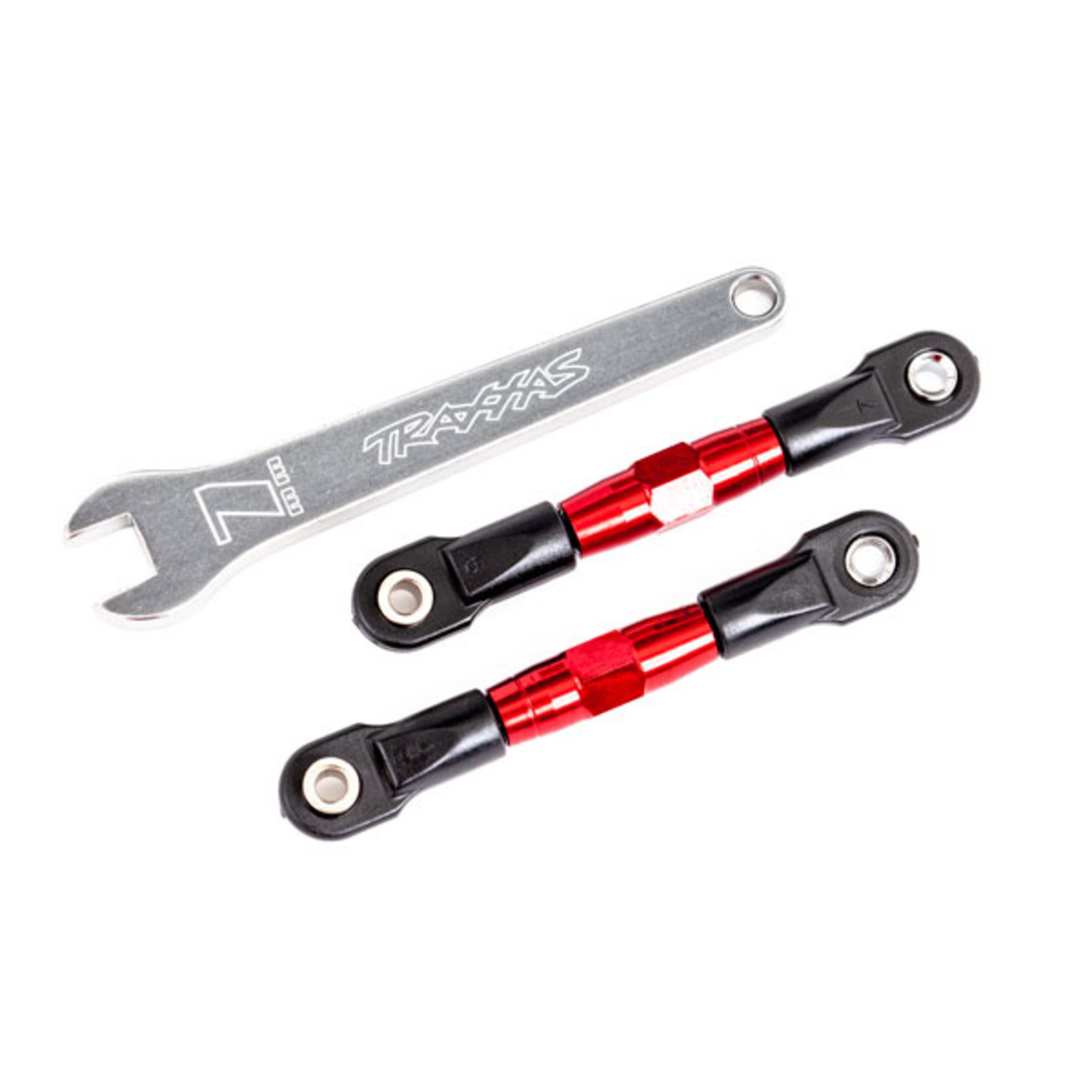 Traxxas 2443R - Camber links, rear (TUBES red-anodized, 7075-T6
