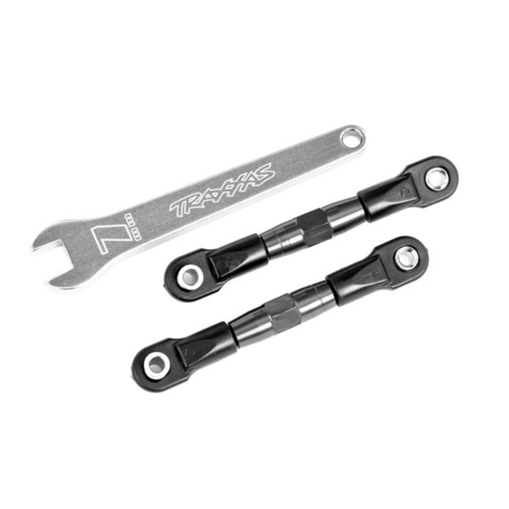 Traxxas 2443A - Camber links, rear (TUBES charcoal gray-anodize