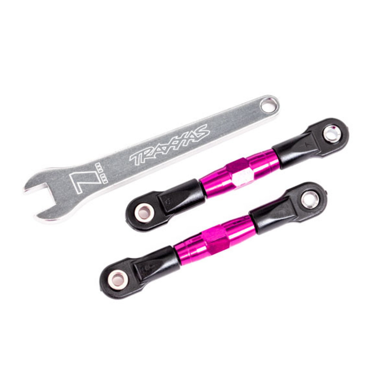 Traxxas 2443P - Camber links, rear (TUBES pink-anodized, 7075-T