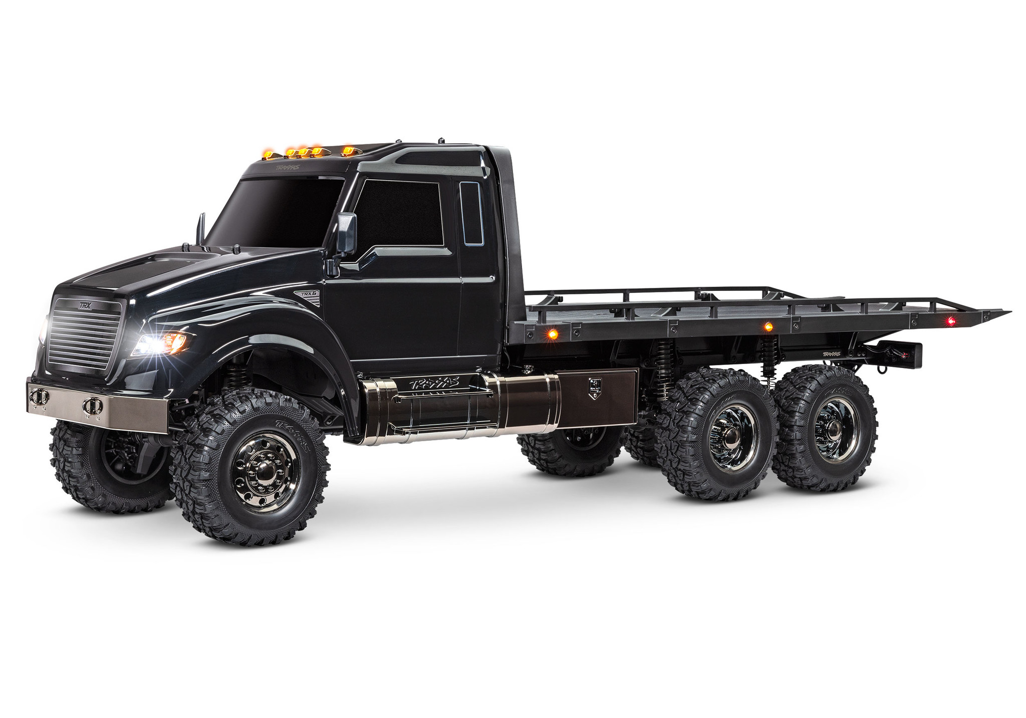 TRX-6 Ultimate RC Hauler: 6X6 Electric Flatbed Truck with TQi