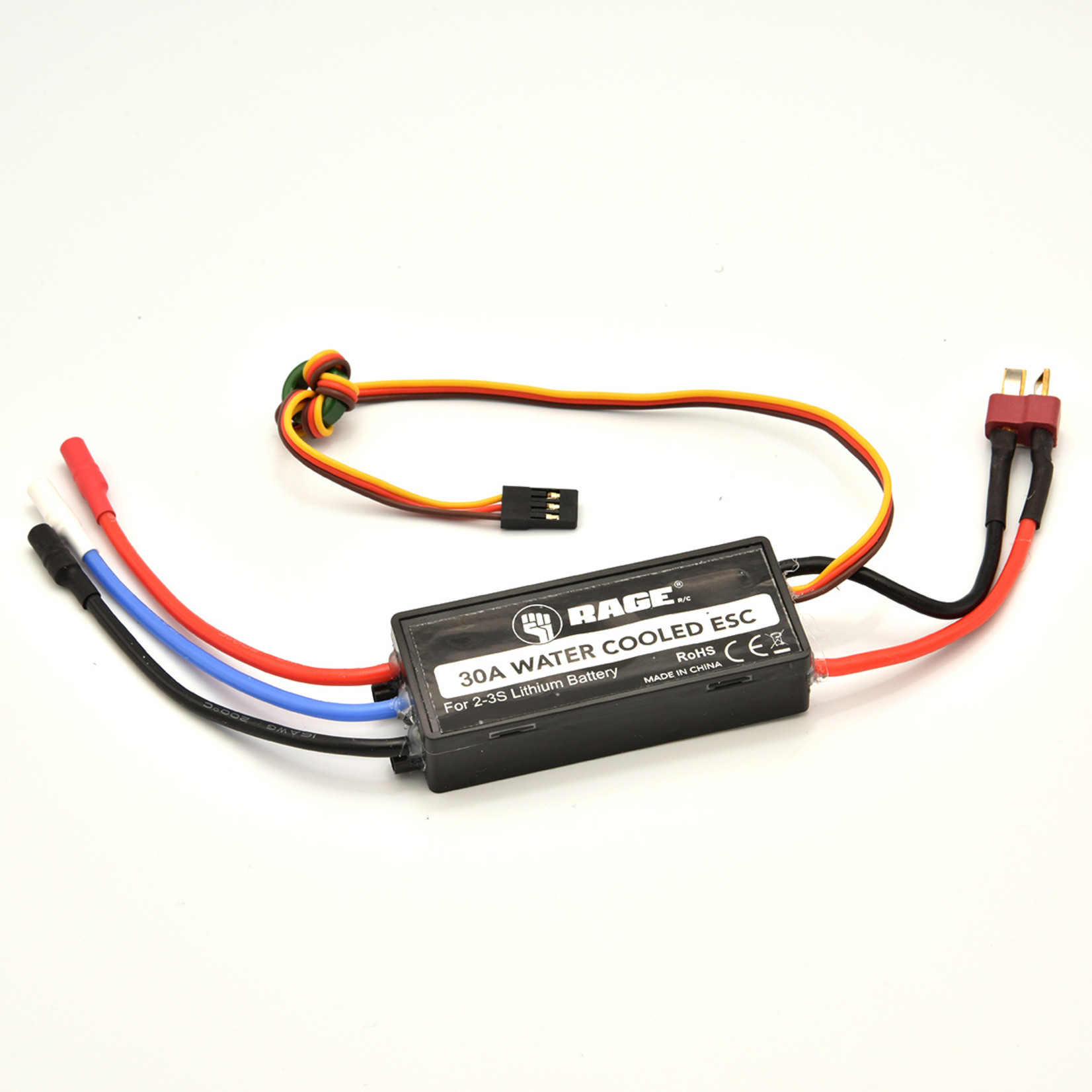 Rage R/C RGRB1234B - 30A Brushless ESC (Water-Cooled): BM BL