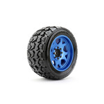 Jetko Tires 1/5 XMT EX-Tomahawk Tires Mounted on Metal Blue Claw