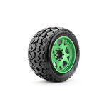 Jetko Tires 1/5 XMT EX- Tomahawk Tires Mounted on Metal Green Claw