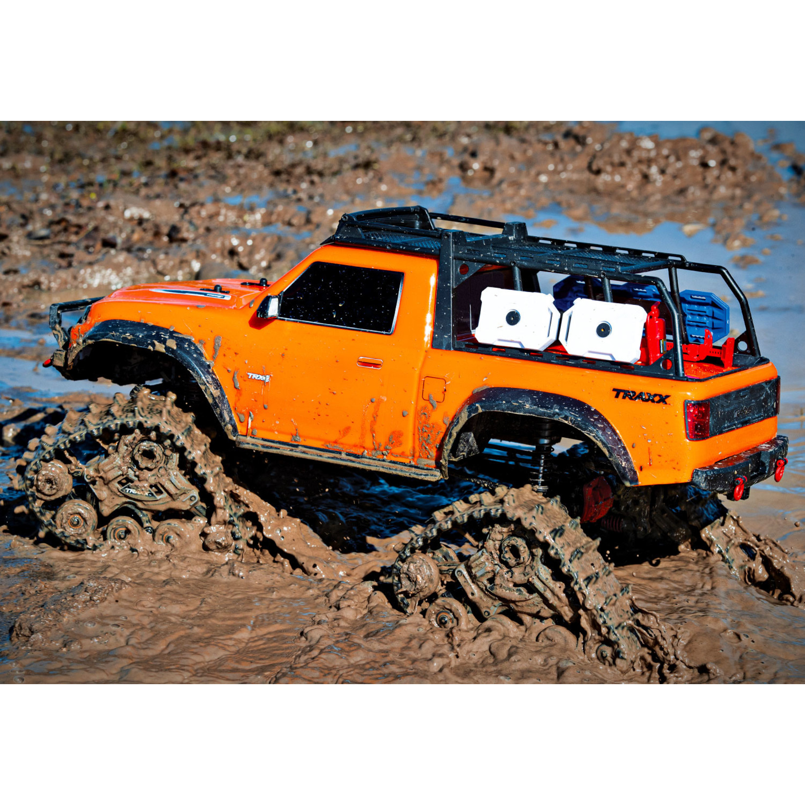 Traxxas TRX-4 with Deep-Terrain Traxx: 1/10 Scale 4WD Crawler Truck with LED lights