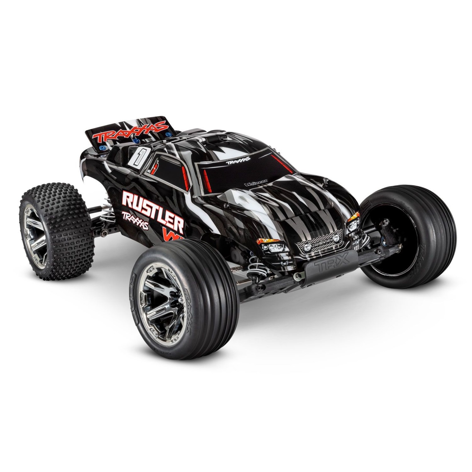 Traxxas Rustler VXL: 1/10 Scale 2WD Brushless Stadium Truck with Magnum  272R transmission and Traxxas Stability Management (TSM) - RC Hobby Shop