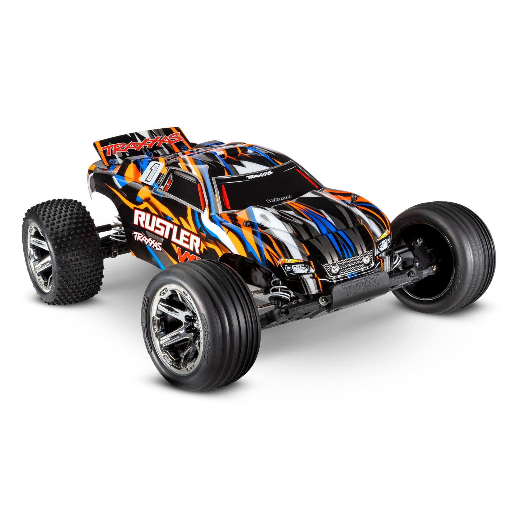 Traxxas Rustler VXL: 1/10 Scale 2WD Brushless Stadium Truck with