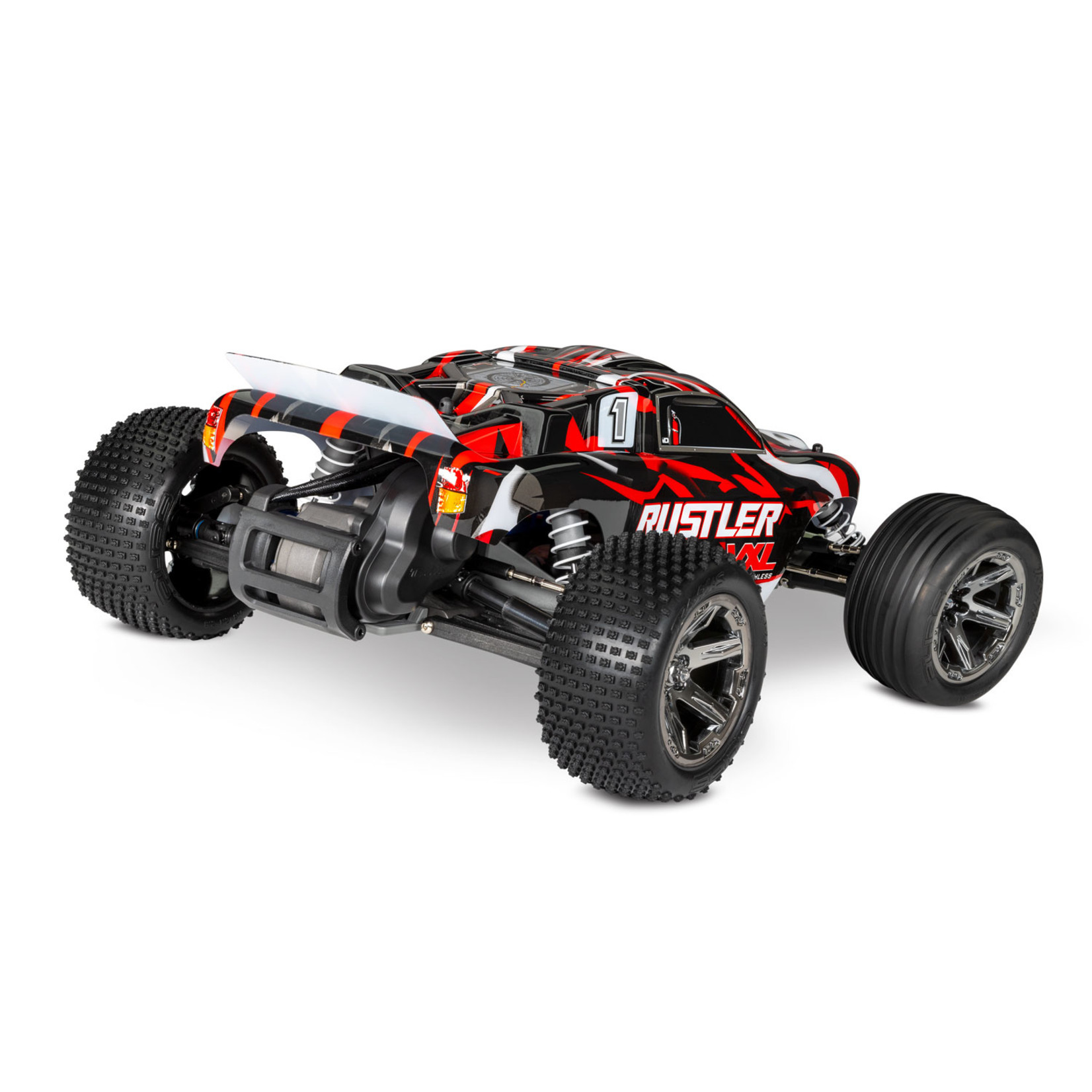 Traxxas Rustler VXL:  1/10 Scale 2WD Brushless Stadium Truck with Magnum 272R transmission and Traxxas Stability Management (TSM)