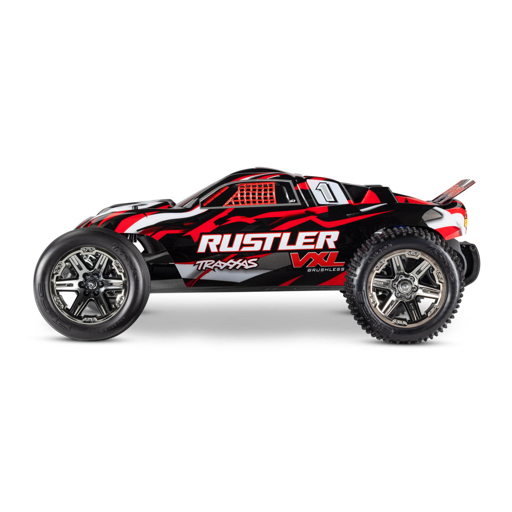 Traxxas Rustler VXL:  1/10 Scale 2WD Brushless Stadium Truck with Magnum 272R transmission and Traxxas Stability Management (TSM)